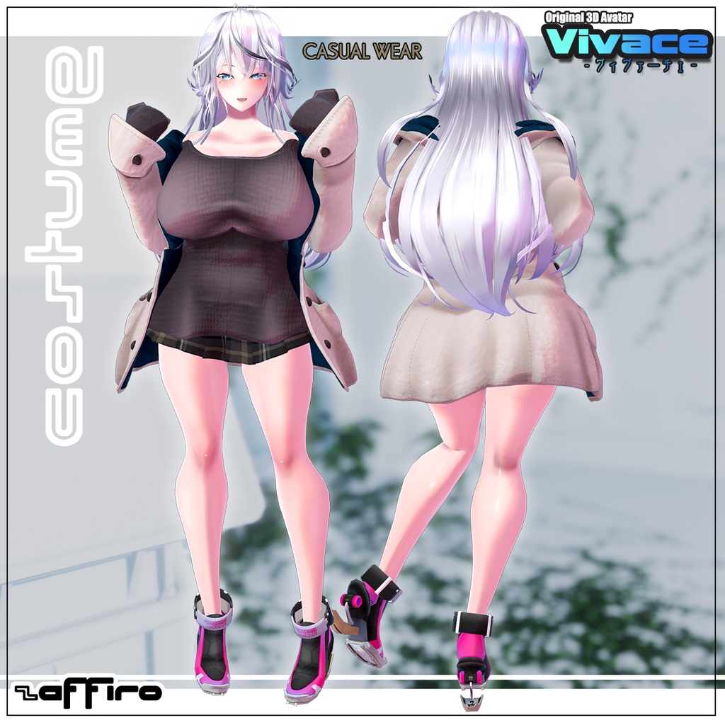 【Vivace - ヴィヴァーチェ -】VRC用3Dアバター