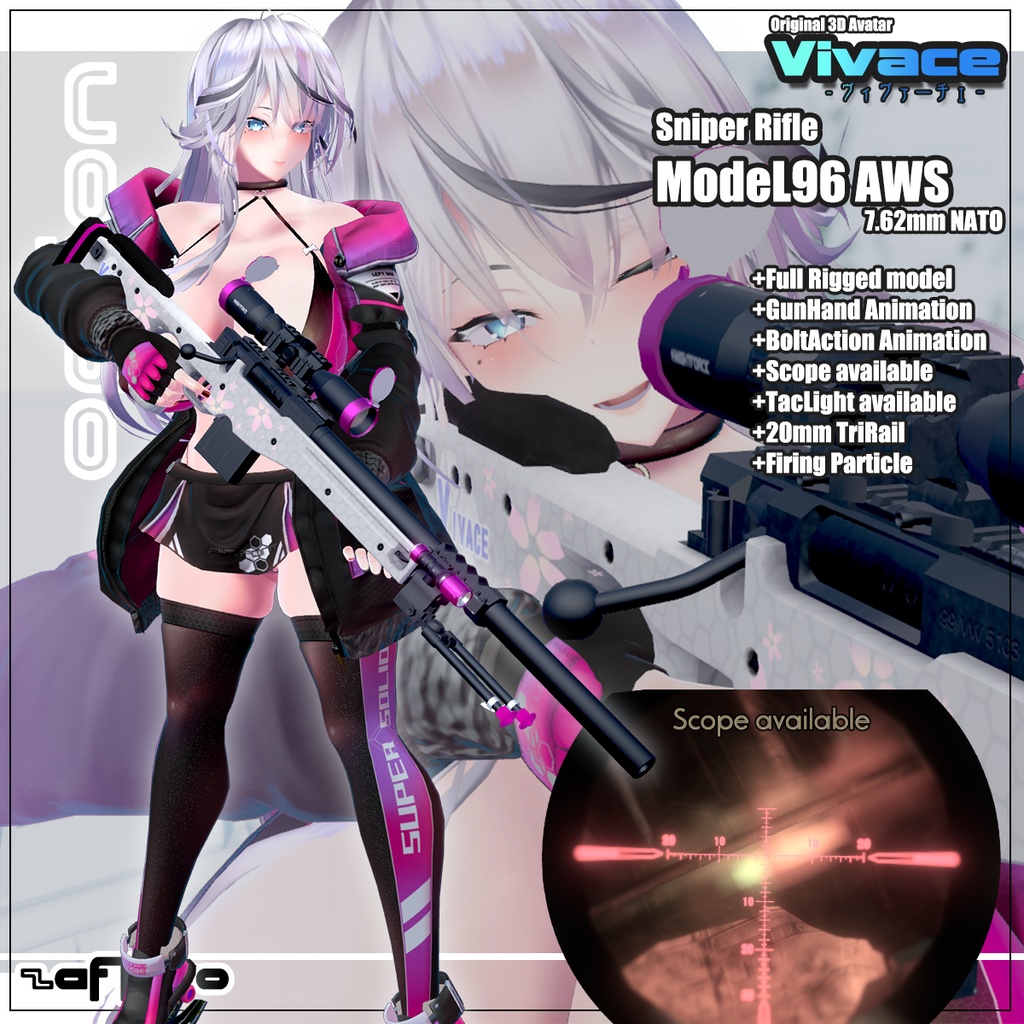 【Vivace - ヴィヴァーチェ -】VRC用3Dアバター