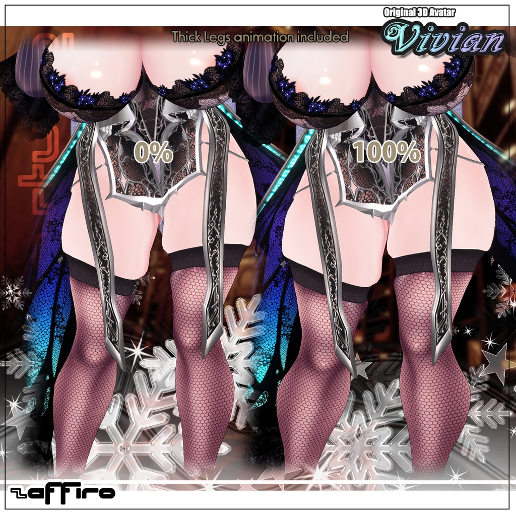 【Vivian - ヴィヴィアン -】VRC用3Dアバター StandardEdition