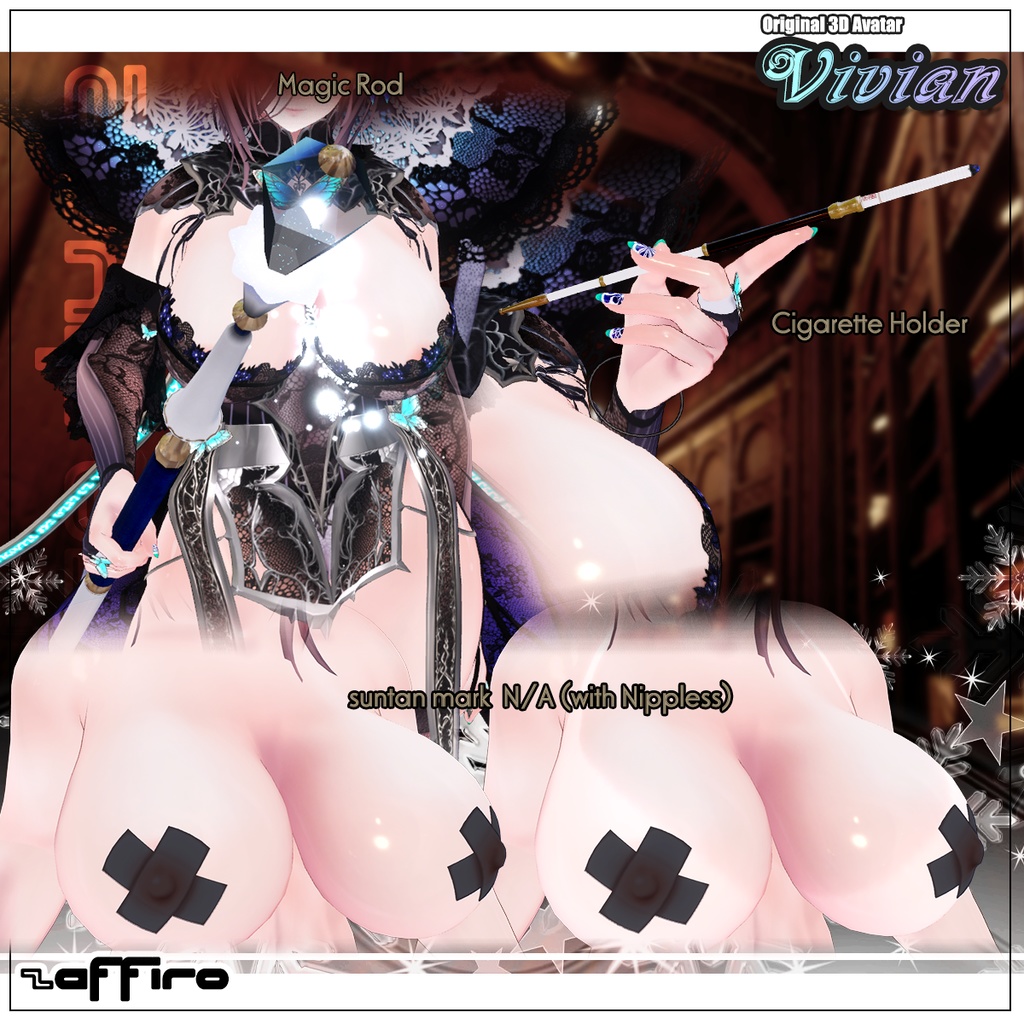 【Vivian - ヴィヴィアン -】VRC用3Dアバター StandardEdition