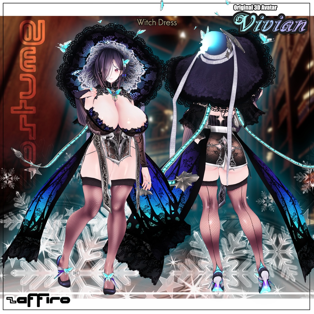 【Vivian - ヴィヴィアン -】VRC用3Dアバター StandardEdition