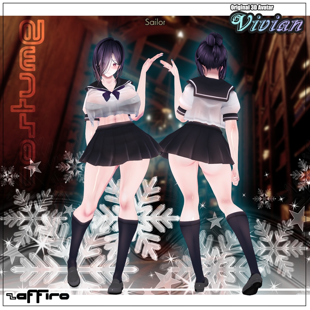 【Vivian - ヴィヴィアン -】VRC用3Dアバター StandardEdition