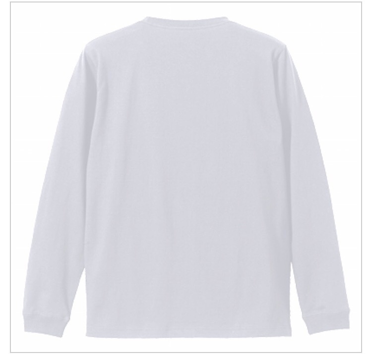 Chizu コンパスロングTシャツ 【White】