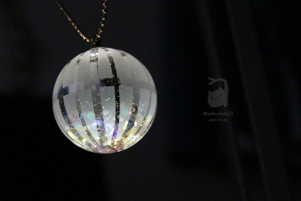 オリジナルオーダー  ガラスドームネックレス