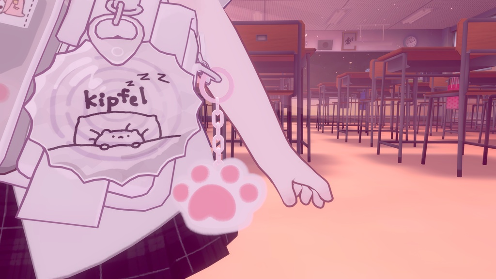 かわいい猫のキーホルダーです/Keychain 【キプフェル対応】