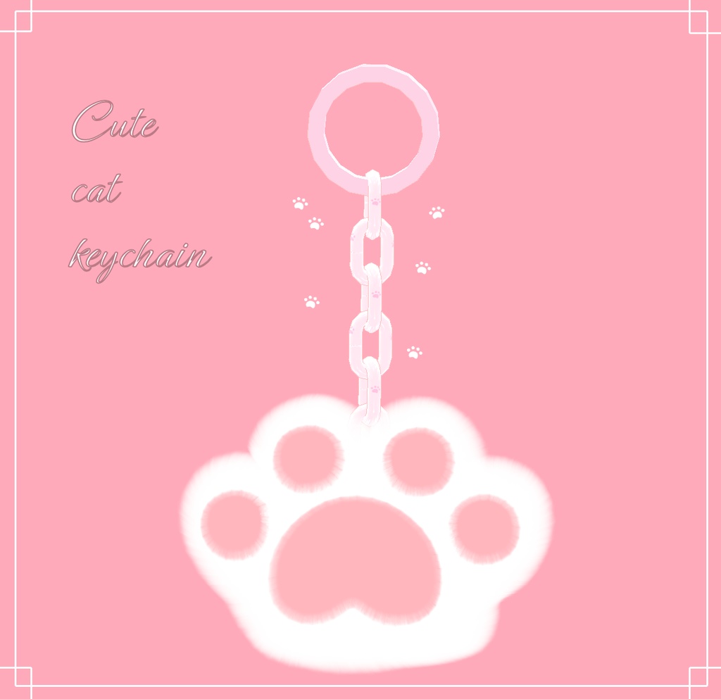 かわいい猫のキーホルダーです/Keychain 【キプフェル対応】