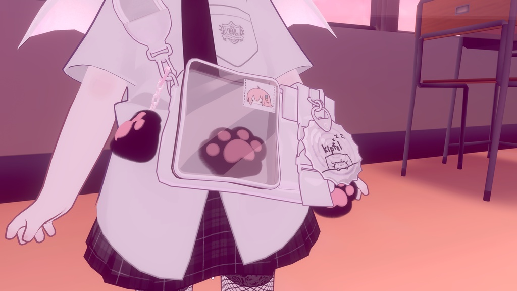 かわいい猫のキーホルダーです/Keychain 【キプフェル対応】