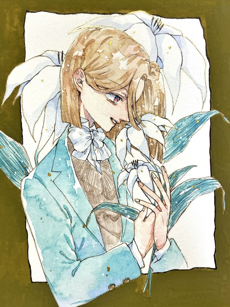 原画〈白百合〉