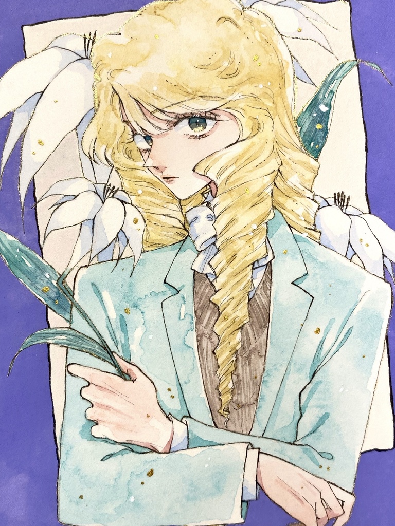 原画〈白百合〉