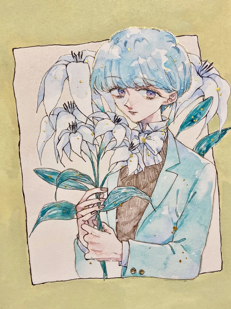 原画〈白百合〉