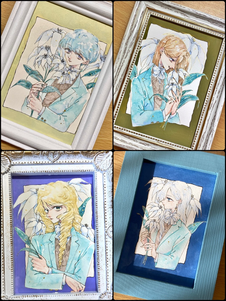 原画〈白百合〉