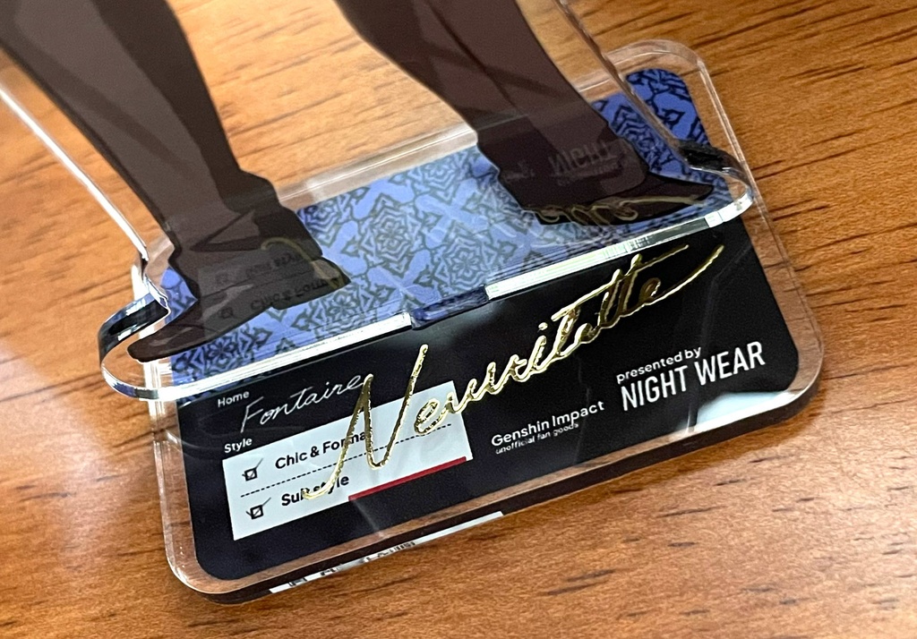 フォンテーヌ組 スーツアクリルスタンド