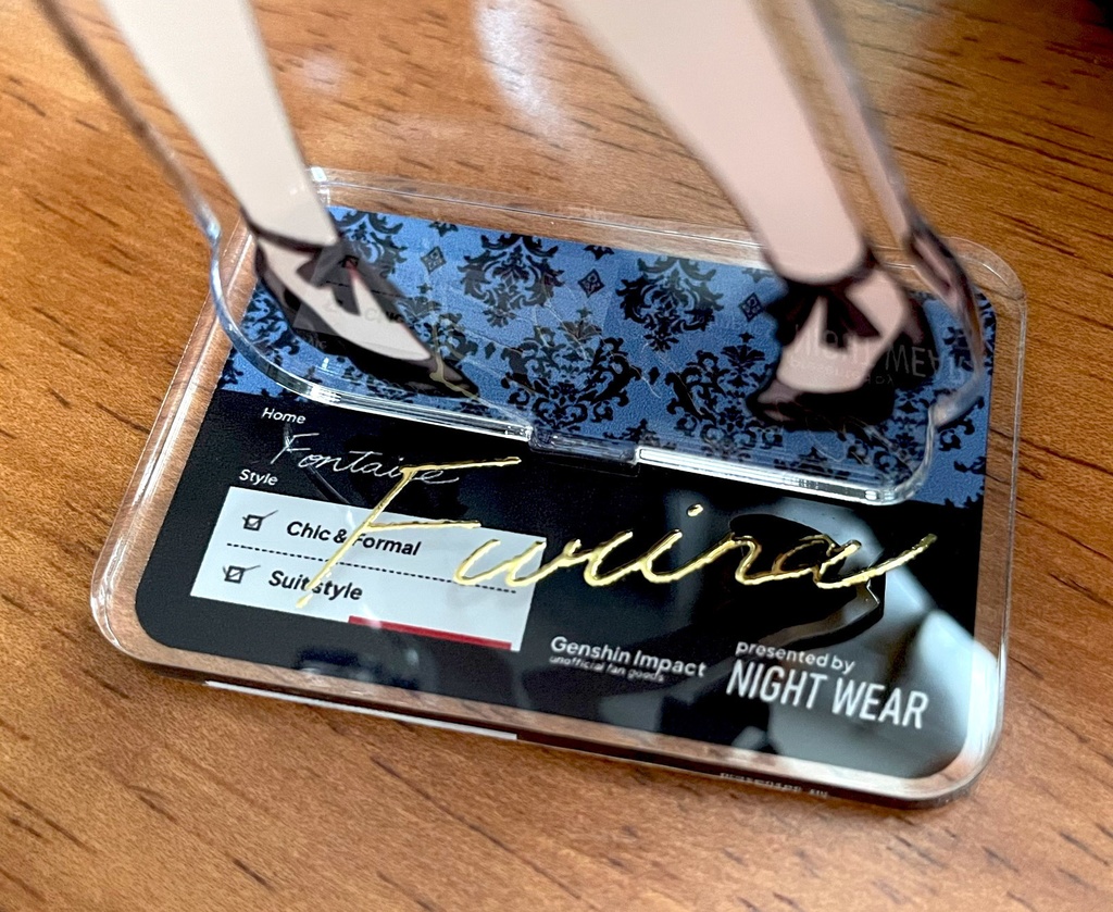 フォンテーヌ組 スーツアクリルスタンド