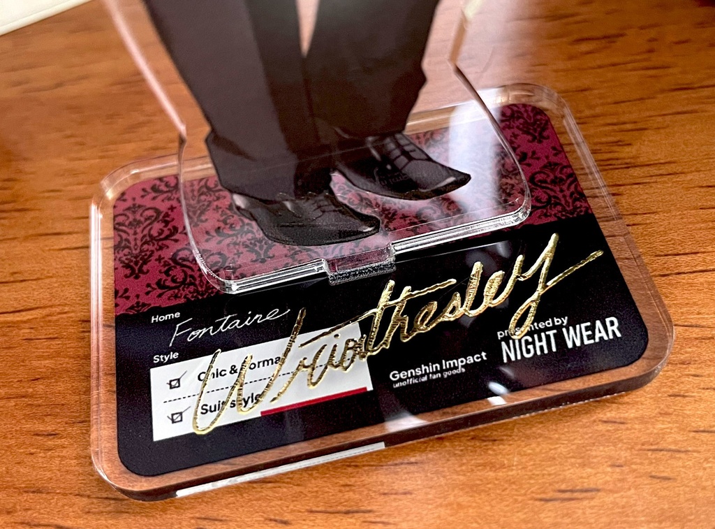 フォンテーヌ組 スーツアクリルスタンド