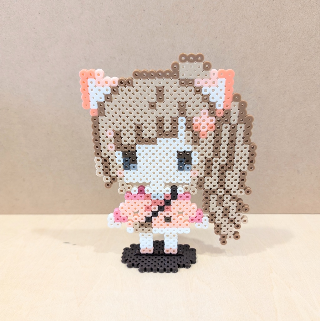 【桜川うり】アイロンビーズスタンド (ポニーテール)