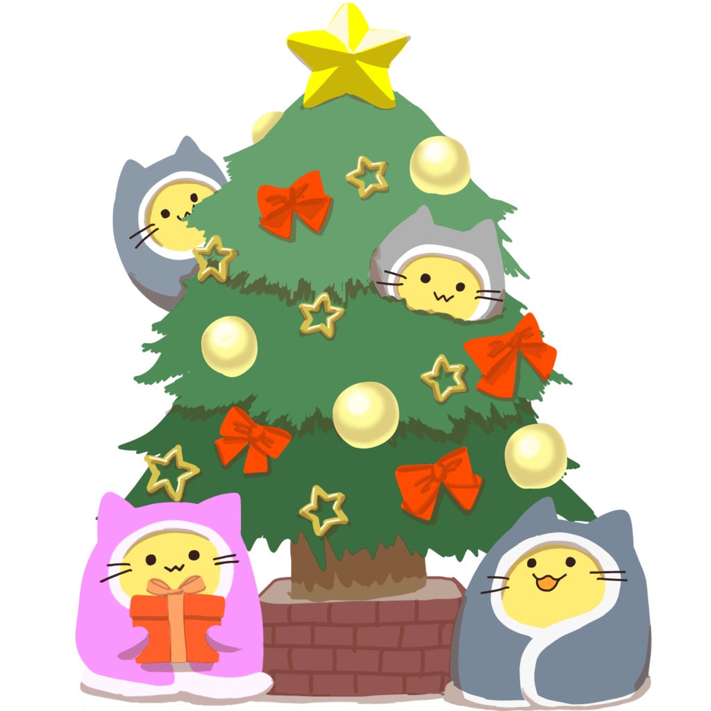 こんふぃちゃんのクリスマスツリーアクリルスタンド