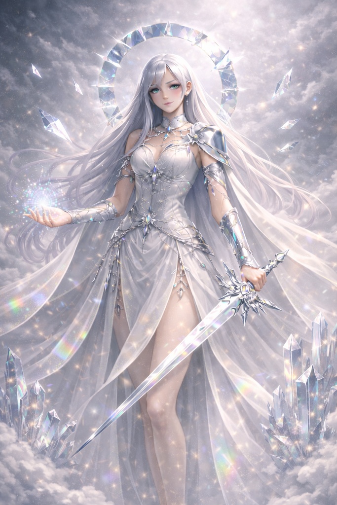 無冠の女王 ― 是正の光 ―（スマホ待受）