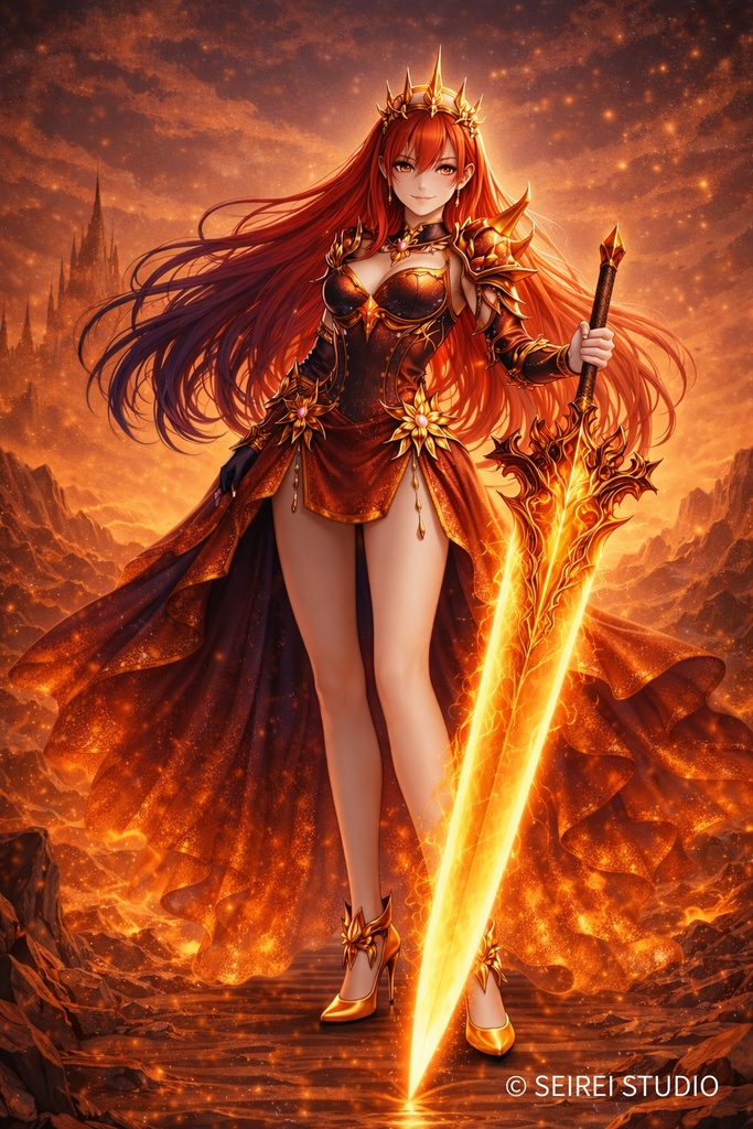 セブン・クイーンズ|7人の女王 イラストセット(全7枚)