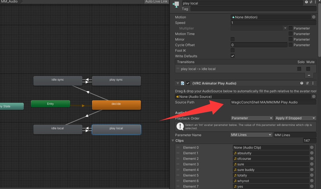Magic Conch Shell for VRCHAT