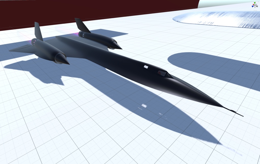 【制作中/3Dモデル】SR-71('23.5.2更新)