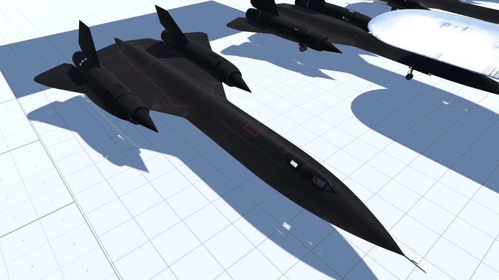 【制作中/3Dモデル】SR-71('23.5.2更新)