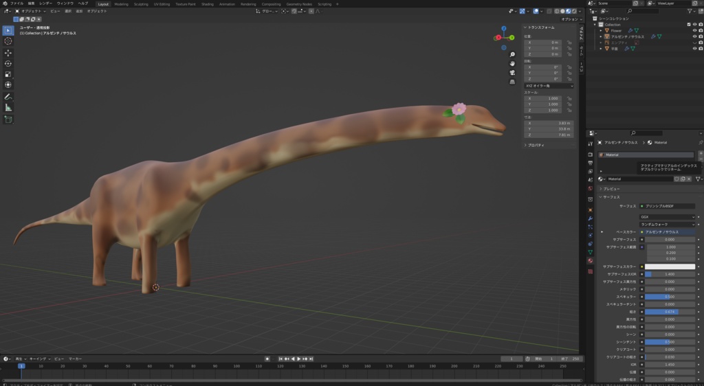 【WIP】アルゼンチノサウルス