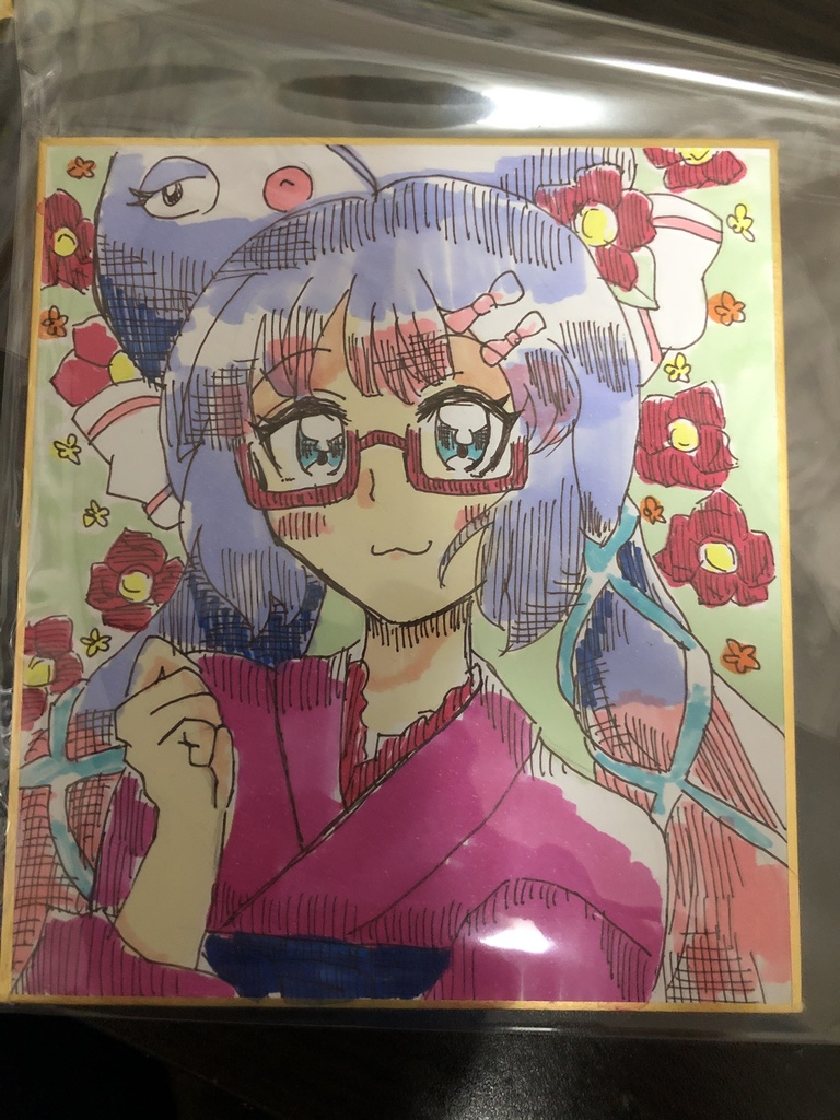 色紙 和服とくぴ