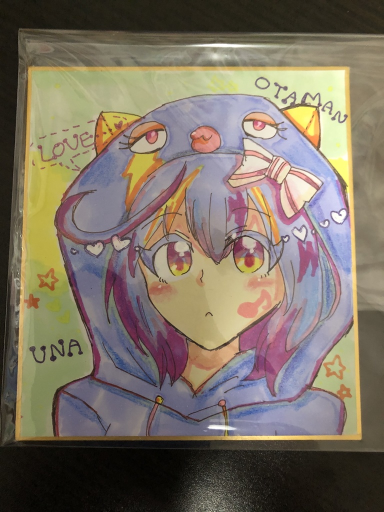 色紙 パーカーすぱぴ