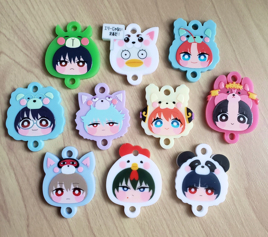 銀魂 アニマルアクリルキーホルダー