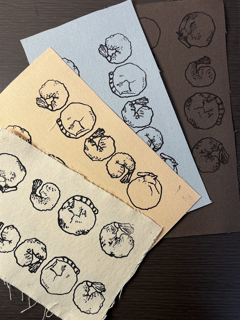 帆布カード(えびねこえびねこ)