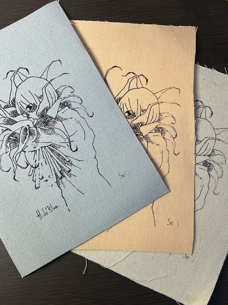 帆布カード(Hold Blue)