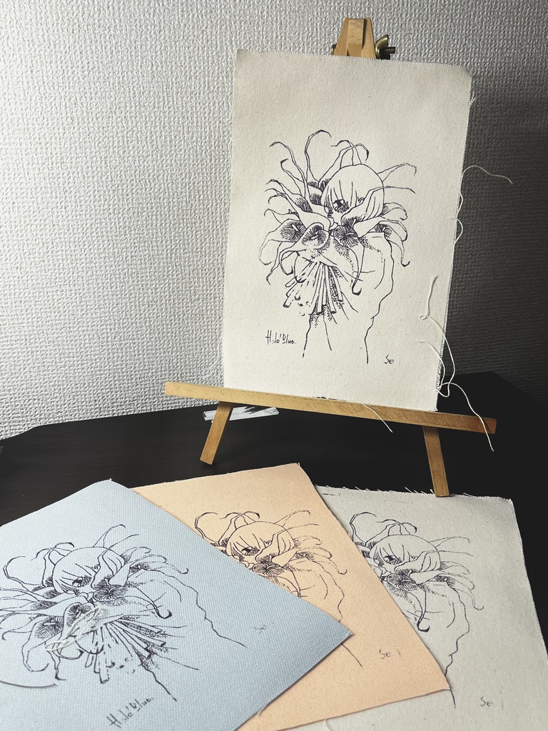 帆布カード(Hold Blue)