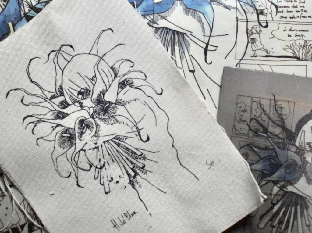 帆布カード(Hold Blue)