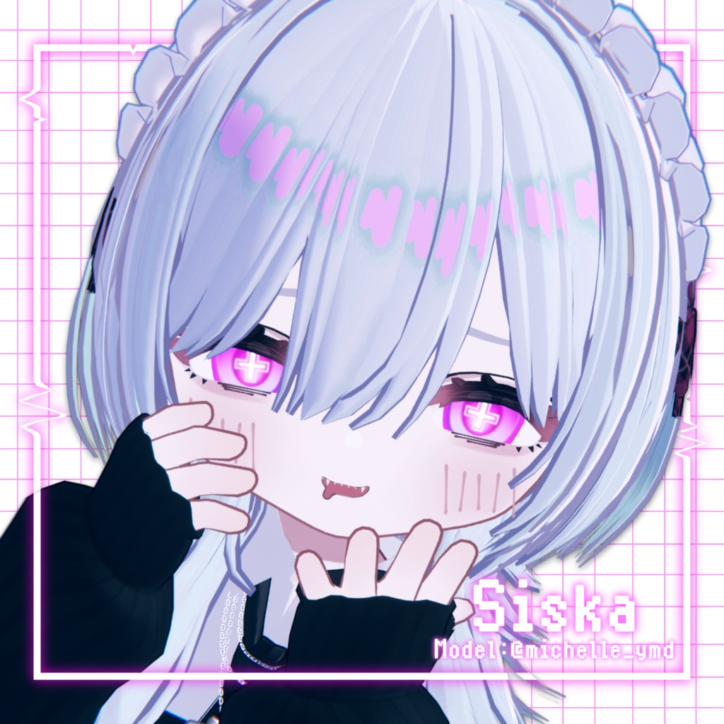 販売準備中【5アバター対応】Pulsey Cross Eye【Eye Texture】