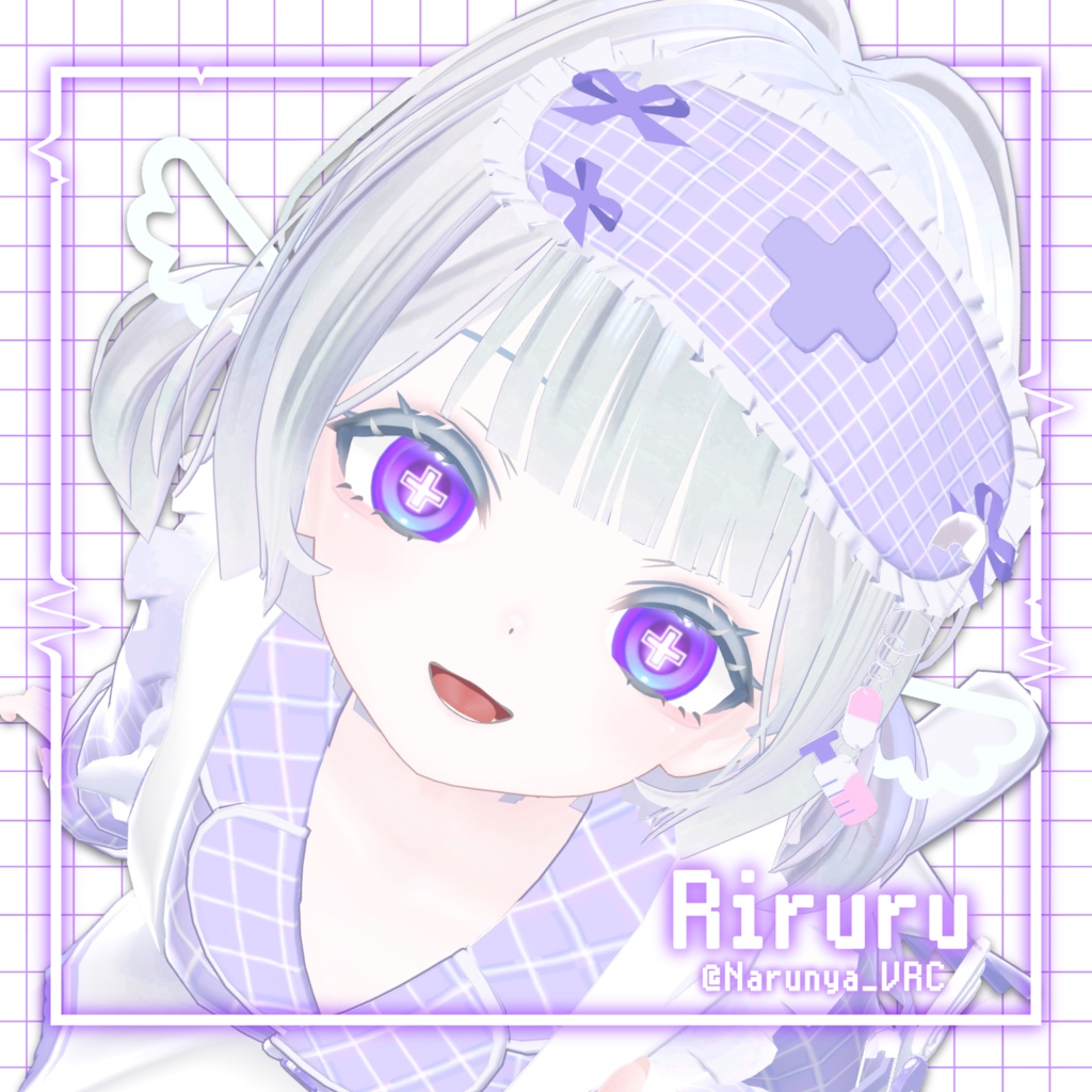 販売準備中【5アバター対応】Pulsey Cross Eye【Eye Texture】