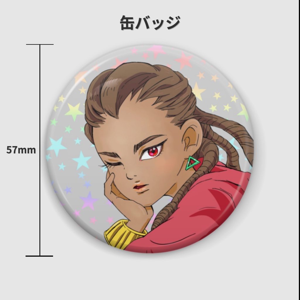 安念オリジナル缶バッジ(YouTubeアイコン)