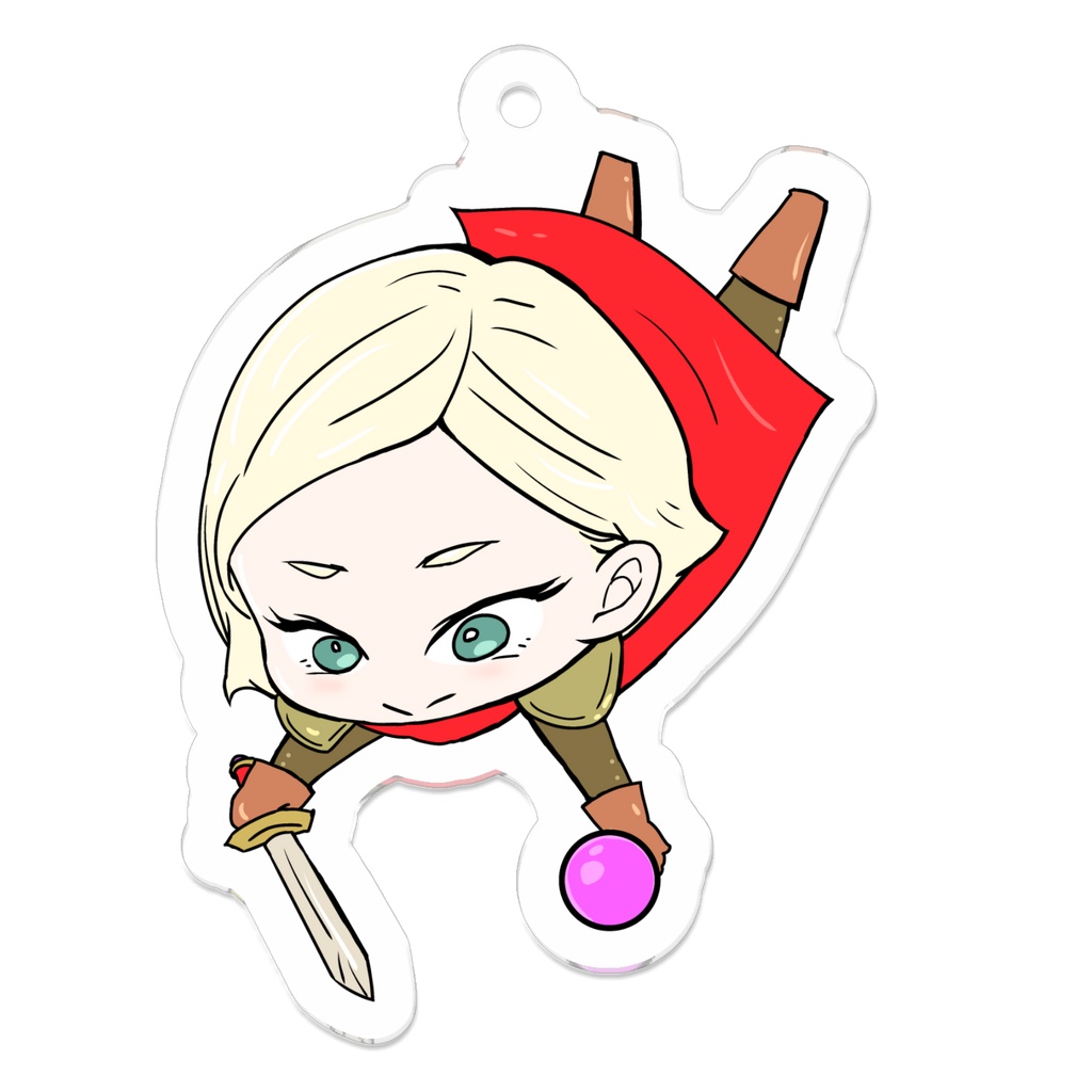 安念RPG風イラストアクリルキーホルダー