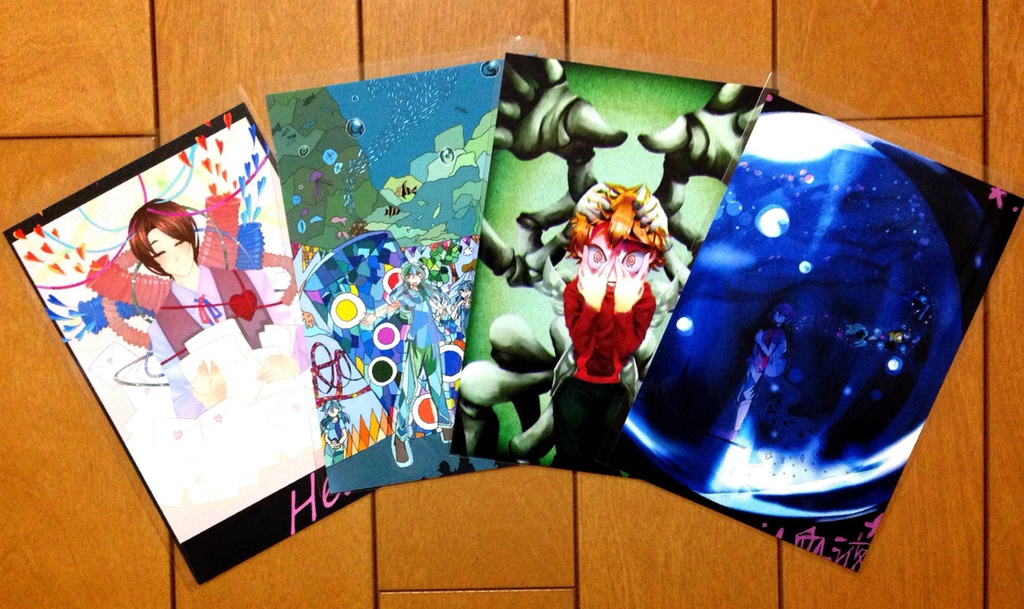 鏡玉堂【人体】ポストカードBセット