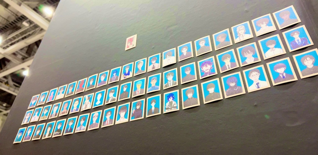 非垢抜偏屈眼鏡男性全集【証明写真風ステッカー付き】