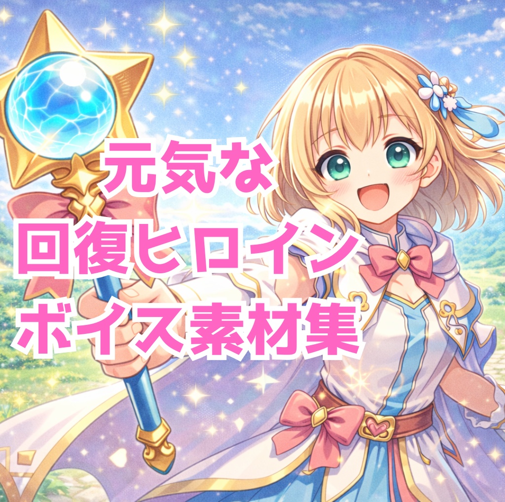 回復系ヒロイン（元気ver）RPGボイス素材50種【商用利用可】