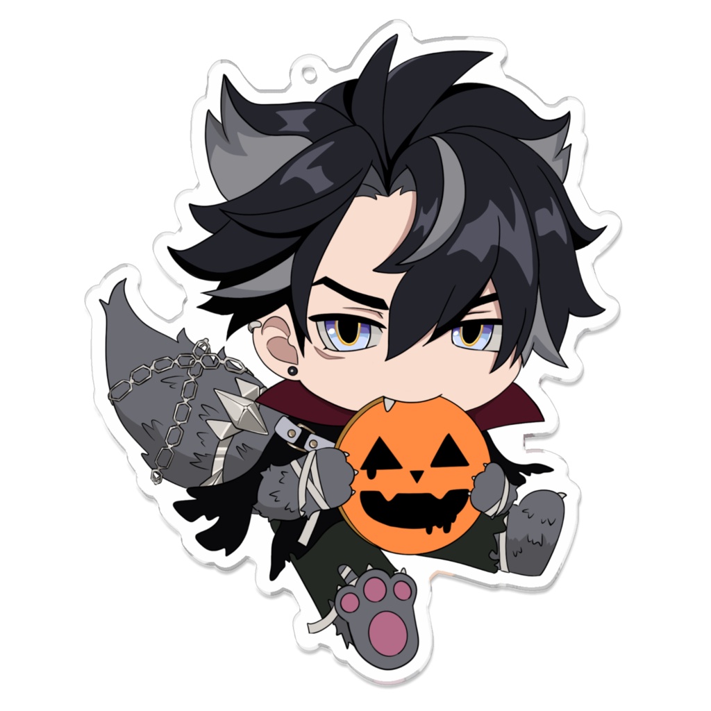 【非公式】ハロウィン公爵どでかアクキー【リオセスリ】