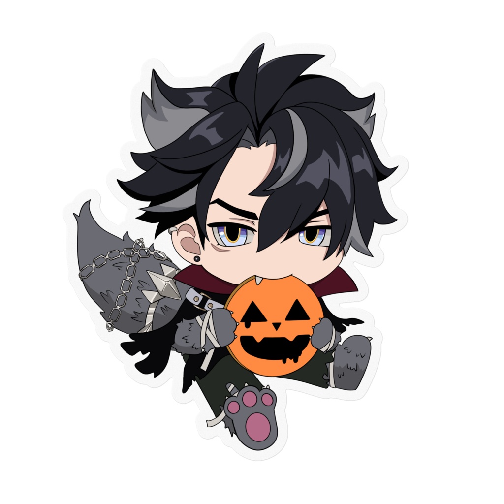 【非公式】ハロウィン公爵ステッカー【リオセスリ】
