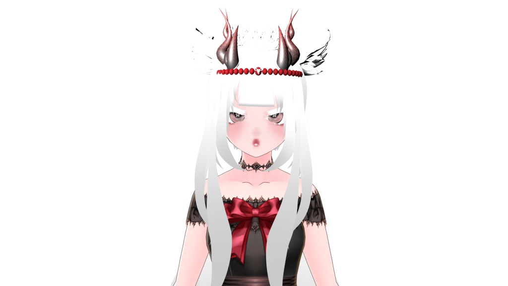【VRoid】 Demon Queen Rae 【Original】 3D Model - Torzler's Shop - 2/8