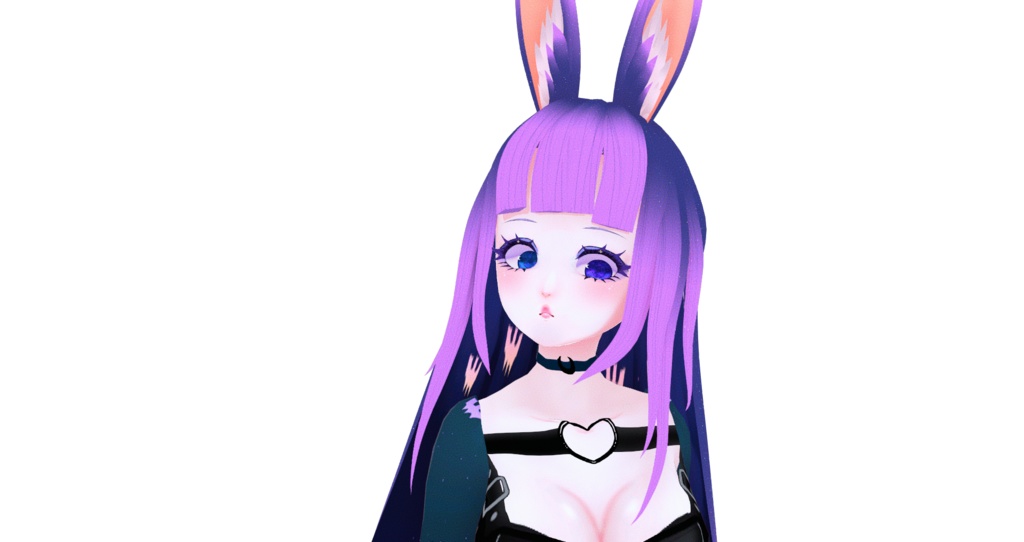 [Vroid] Spooky Bunny Model | VRM / VSfavatar - Torzler's Shop - 2/4