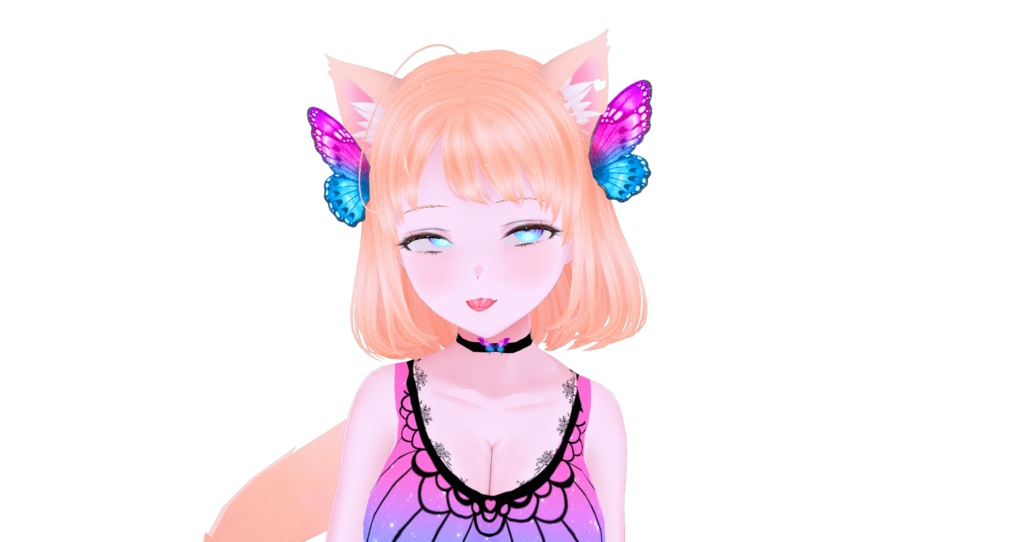 [Vroid] Butterfly Cat | VRM + VSFavatar  - Torzler's Shop - 2/6