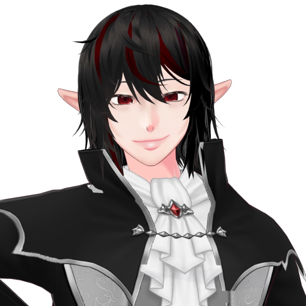 [Vroid] Original 3D Male Vampire Model "Derrik" | オリジナル3D男性吸血鬼モデル「デリック」