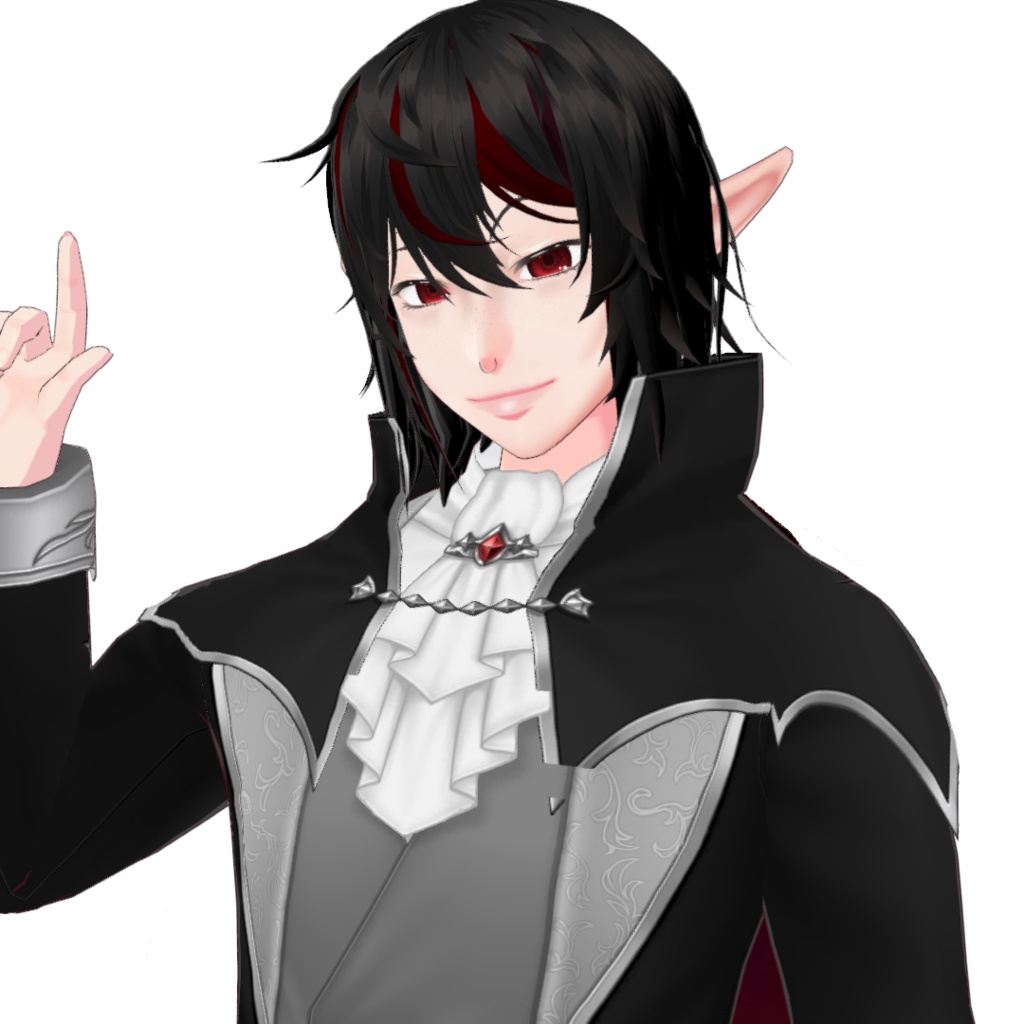 [Vroid] Original 3D Male Vampire Model "Derrik" | オリジナル3D男性吸血鬼モデル「デリック」 - Torzler's Shop - 2/3