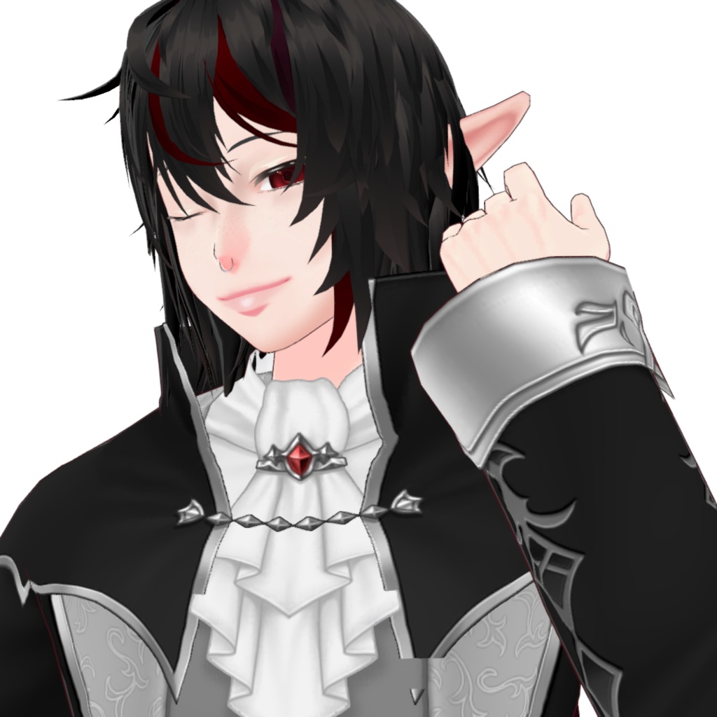 [Vroid] Original 3D Male Vampire Model "Derrik" | オリジナル3D男性吸血鬼モデル「デリック」 - Torzler's Shop - 3/3