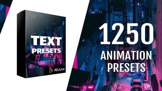 Text Animation Presets｜テキストアニメーション プリセット（After Effects・Premiere Pro）