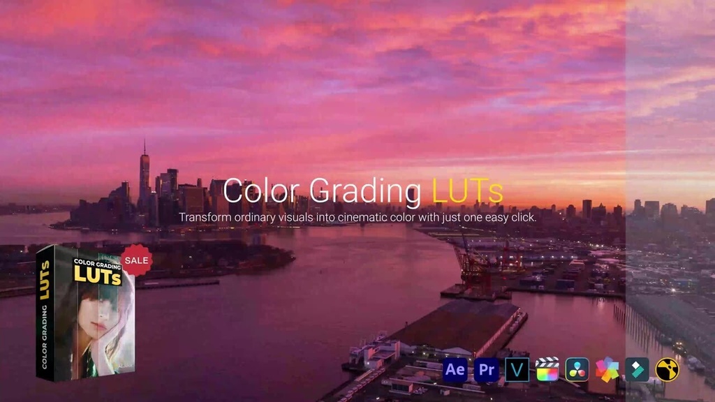 Color Grading LUTs|カラーグレーディング LUT 35種(After Effects・Premiere Pro)